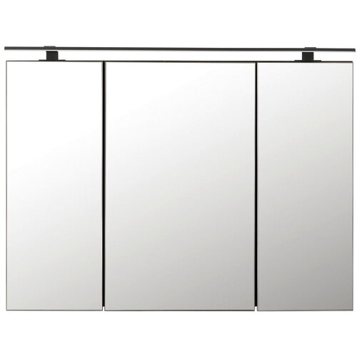 Premium Living Omara Z Ogledalom Timber, Temno Siva, Led Cene