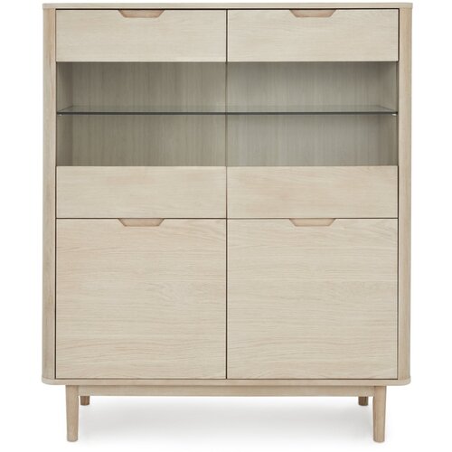 Furnhouse Visoka omara Nyborg masivni hrast, (21141084) Cene