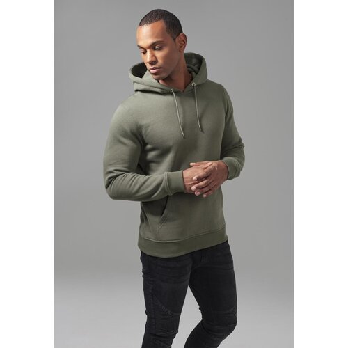 Urban Classics Basic Sweat Hoody olive Cene