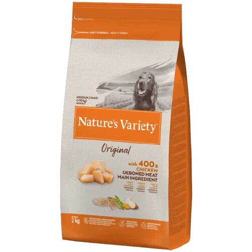 Nature&amp;rsquo;s Variety Hrana za pse Medium/Maxi Adult gain Original, Piletina Slike