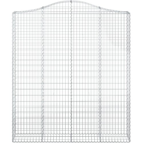  Gabionska ko&amp;scaron;ara s lukom 200x30x220/240 cm pocinčano željezo Slike