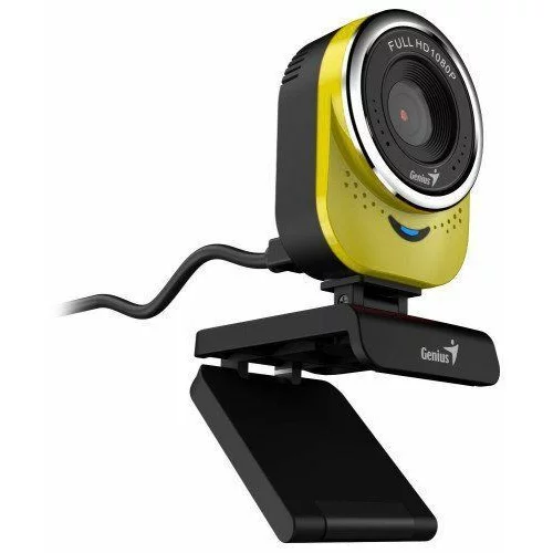 Genius qCam 6000 Full HD rumena, spletna kamera