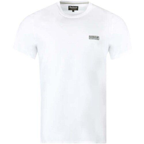 Barbour Small Logo T-Shirt White/Black Bijela Slike