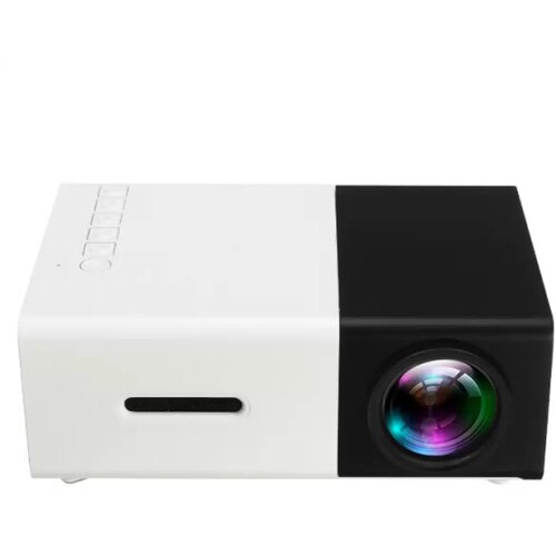 Mini prenosni LED projektor YG300 &amp;ndash; crno-bela varijanta Slike