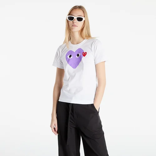 Comme des Garçons PLAY Comme des Garcons PLAY Tee White/ Purple