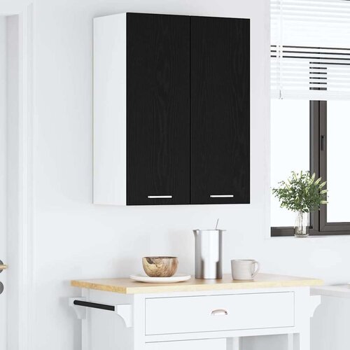VidaXL viseći ormarić riga 2 pcs beton siva i bijela 30 x 31 x 80 cm Slike