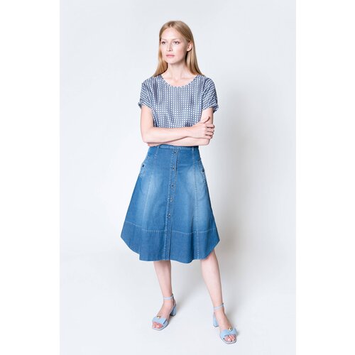 Deni Cler Milano Woman&amp;#039;s Skirt W-Ds-7171-0M-K1-56-1 Slike