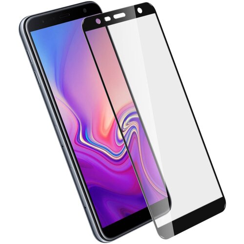AVIZAR Za&amp;scaron;citna folija iz 9H integralnega kaljenega stekla, crn obris - proti praskam in oleofobni premaz str. Samsung Galaxy J6 Plus, (20607073) Slike