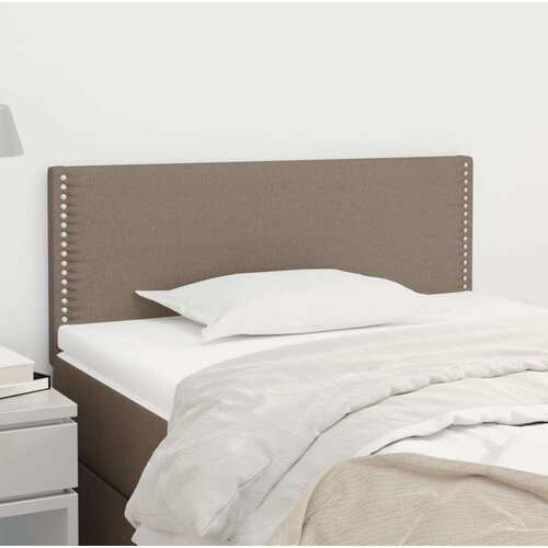  Posteljno vzglavje taupe 100x5x78/88 cm blago, (20727008) Slike