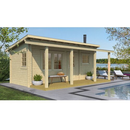 Male kuće Sauna kućica MODERNI PIHASAUNA 26 620 &amp;times; 280 cm &amp;ndash; bez zavr&amp;scaron;nog krovnog pokrova Slike