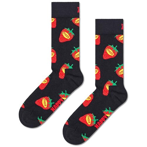 Happy Socks nogavice strawberry fresh sock mornarsko modra barva, P001506 Slike