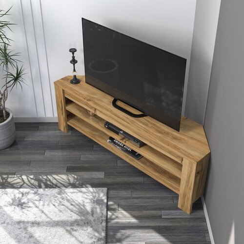 Hanah home corner - oak oak tv stand Slike
