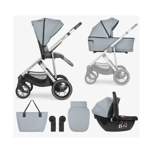 Kolica Chiara 3in1 set sa I-SIZE autosedi&scaron;tem i tvrdom korpom Grey KKB11261 Cene