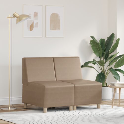 SOFA Stolice 2 pcs Boja cappuccina 55 x 74 x 82 cm Lažna koža Cijene