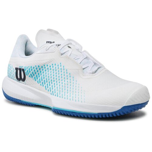 Wilson Kaos Swift 1.5 Mens Tennis Shoe White/Blue Atoll/Lapis Blue 44 Slike