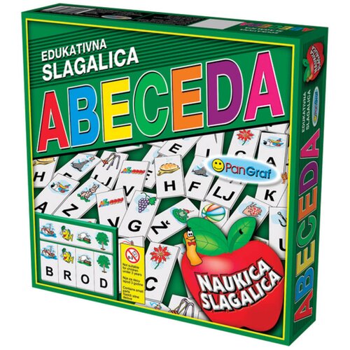 Pan Graf Puzzle edukativna slagalica Abeceda Pangraf #1-AB Cene