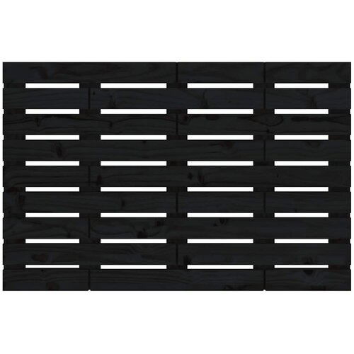  Zidno uzglavlje crni 96 x 3 x 63 cm od masivne borovine Slike