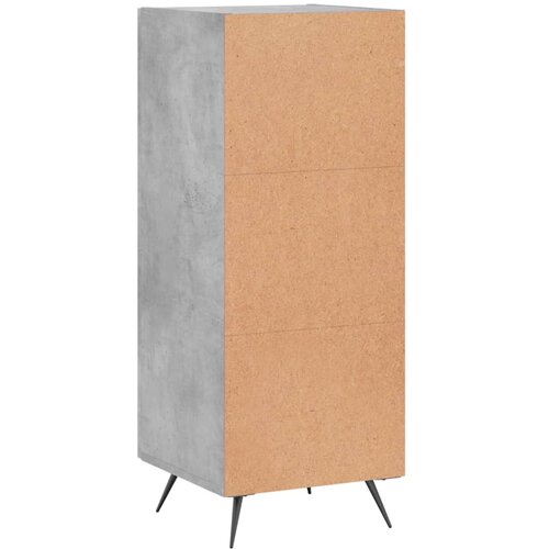  Komoda siva boja betona 34,5x34x90 cm od konstruiranog drva Slike