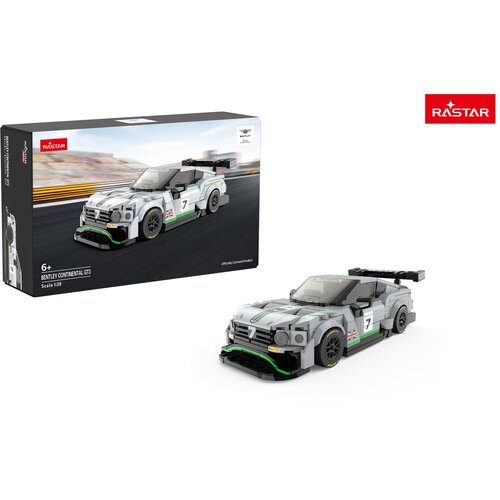  Avtomobilski Bloki 1:29 Bentley Continental GT3 Siva RASTAR Cene