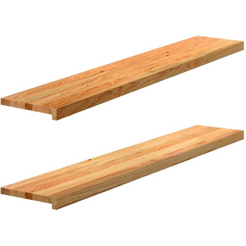  Prozorske klupice 2 kom svijetlosmeđe 140x25x2 cm masivne hrast Cijene