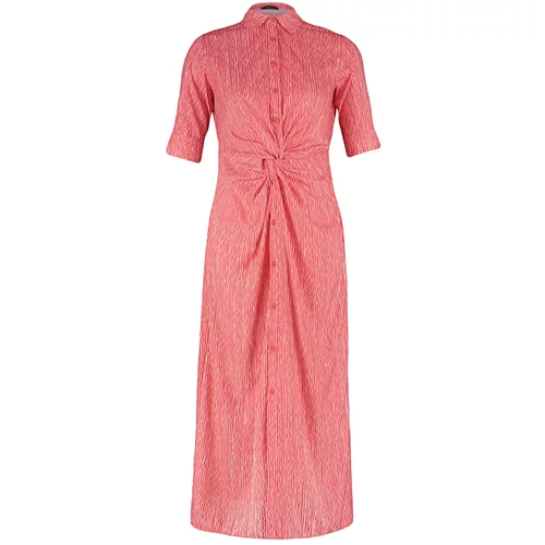 Trendyol Pink Shirred Detailed Dress