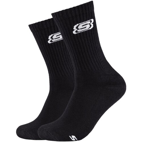 Skechers &amp;Scaron;portne nogavice 2pk Tennis Cushioned Socks Črna Slike