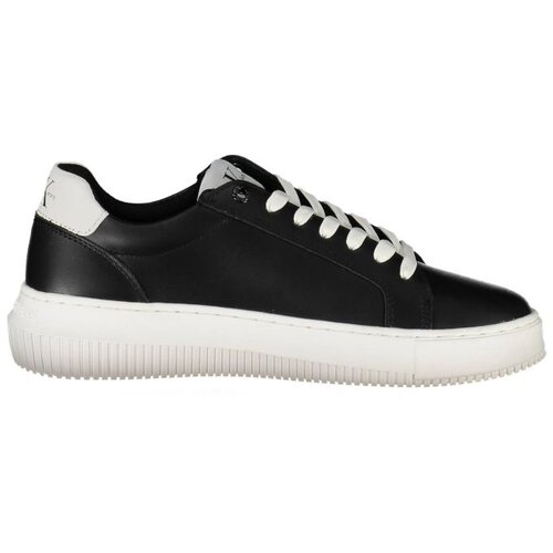 Calvin Klein Nizke superge CHUNKY CUPSOLE LACEUP MON LTH WN Črna Cene