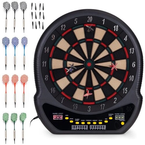 Multi Garden Elektronski pikado 48 cm sa lcd ekranom/ 27 igara/ set sa 12 pikada Slike