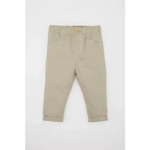 Defacto Regular Fit Twill Trousers