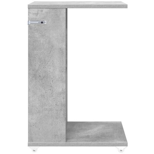  Bocni stol Betonski sivi 40 x 35 x 60 cm Konstruirano drvo Slike
