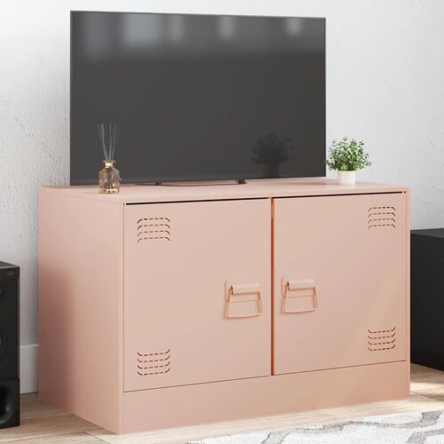 TV ormarić ružičasti 67 x 39 x 44 cm čelični Cijene