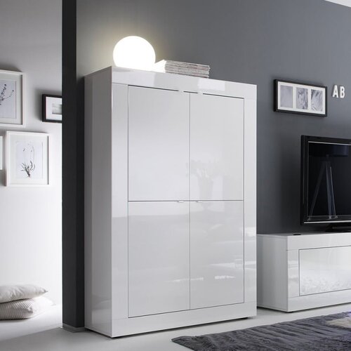 LC Mobili Visoka omarica z 4 vrati, 162 cm - Basic 209015-04 Cene