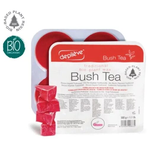 Depilève &scaron;umski čaj topli vosak za depilaciju - 1 kg (8 x 125 g) &ndash; bio Cene