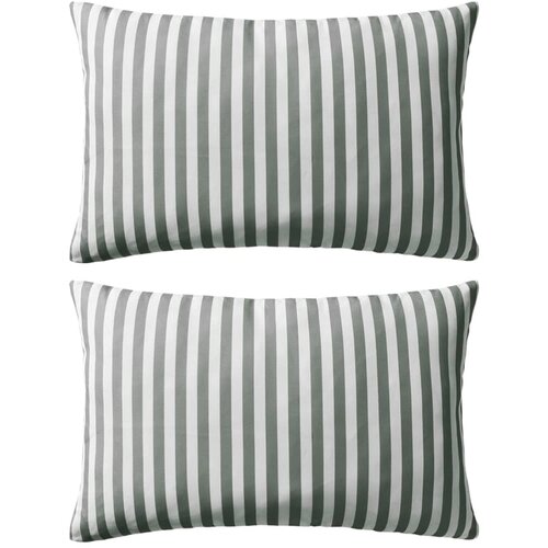 Furnova Zunanje blazine 2 kosa črtaste 60x40 cm sive, (21930582) Cene