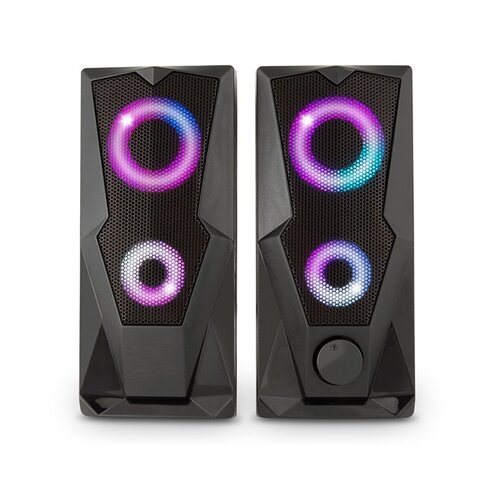 Yenkee Zvučnici za računar 2.0 6W YSP 2003 RGB, Crni Slike