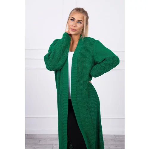 Kesi Sweater long cardigan green