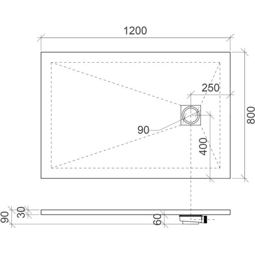 Astral lithos tu&amp;scaron; kada 120x80 - liveni mermer crna Slike