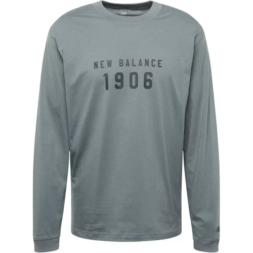 New Balance Majica 'Essentials' bazaltno siva / črna