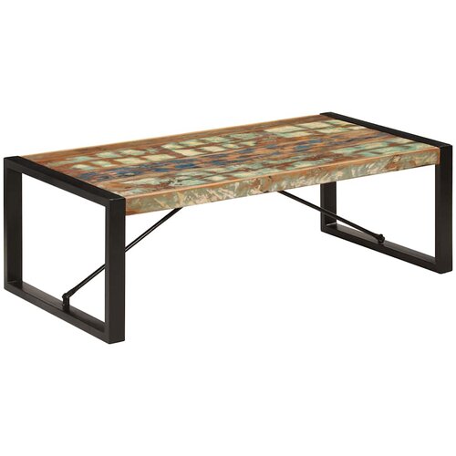  Stolić za kavu od masivnog obnovljenog drva 120 x 60 x 40 cm Cene