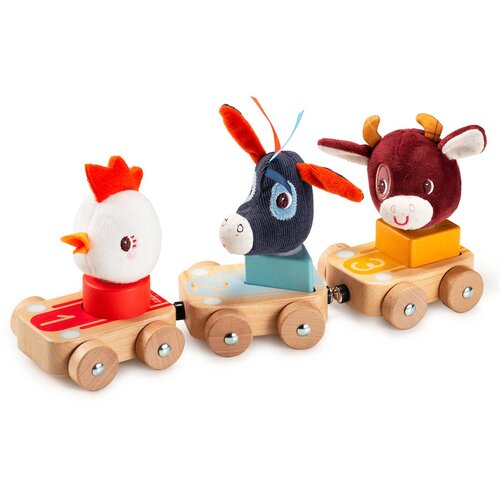 Lilliputiens® set od 3 drvena automobila farma Cijene
