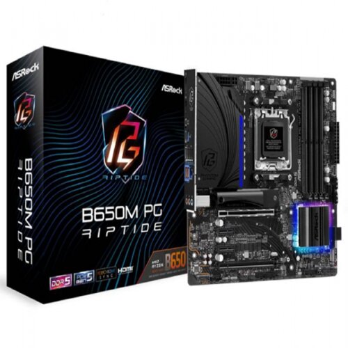 AsRock Matična ploča B650M PG RIPTIDE, mATX, AM5, DDR5 Slike