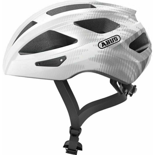 Abus Macator - L white silver Cene
