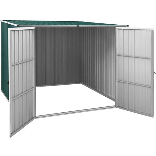 VidaXL vrtna lopa zelena 195x198x159 cm pocinkano jeklo Slike