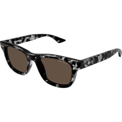 Mont Blanc MB0254S 008 ONE SIZE (53) Črna/Rjava Cene