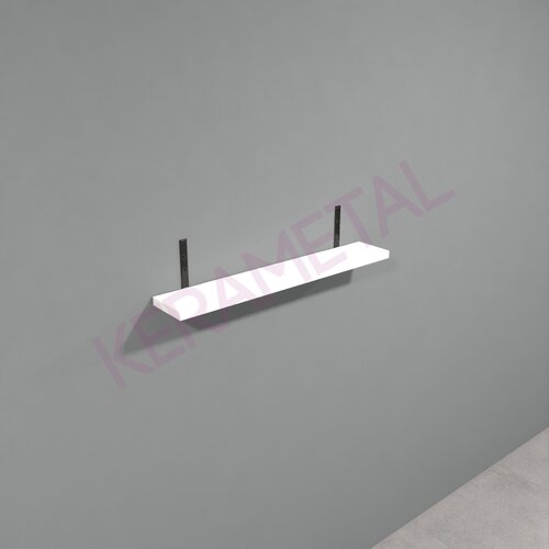Kolpa San Kolpa Polica za pravougaono Ogledalo 70cm White 547430 Slike