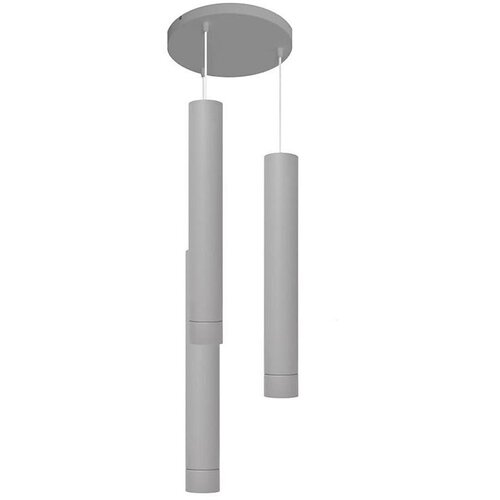  LED luster na sajli TUBA 3xGU10/4,8W/230V siva Cene