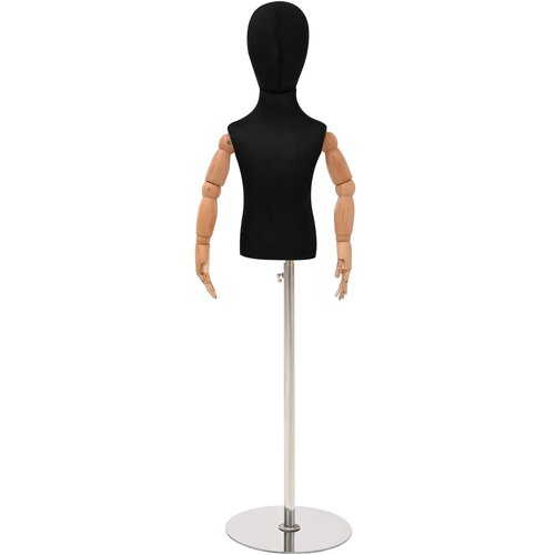  Podesivi Maneken 120-157 cm s Postoljem Uniseks PP Crna Cijene