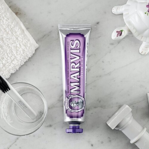 Marvis jasmin Mint pasta za zube s okusom jasmina i mente 85 ml Slike