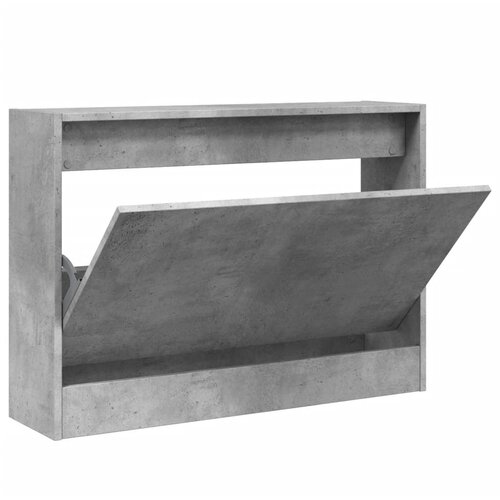 vidaXL Omarica za čevlje betonsko siva 80x21x57 cm inženirski les, (21025142) Cene