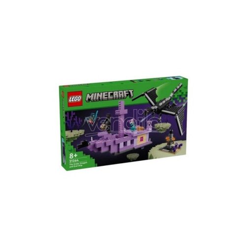 Lego minecraft the ender dragon and end ship ( LE21264 ) Slike